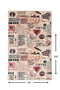 Conceptum Alfombra de Pasillo Coffee Multicolor 80 x 200 cm